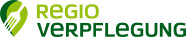 Logo  Das Bild zeigt das Logo vom Projekt Regio Verpflegung. Man sieht eine Gabel in einem grünen Tropfen.