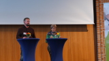 v.l. Florian Reiter, Chiemgauhof und Angelika Lintzmeyer, Biostadt München, Referat für Umwelt und Gesundheit